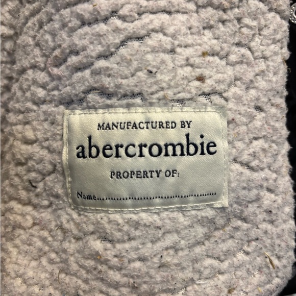 Abercrombie Kids Black Puffer Coat with Fur Hood - Picture 5 of 6